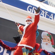 Santa Leaps for Charity