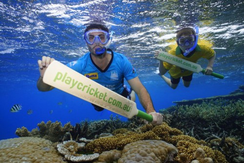 Ben Cutting Cricket Australia on Agincourt Reef