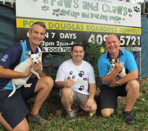 L to R : Paul - Poseidon, Kyle - Paws and Claws, Chris - Quicksilver with Precious & Little One