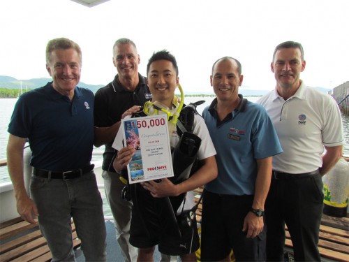 150,000th PADI Certificate Pro Dive Cairns