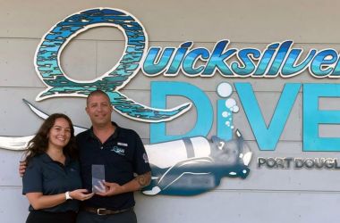 Quicksilver Dive recognised for Outstanding Contribution to Diver Training